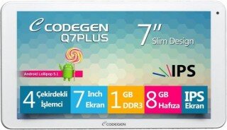 Codegen Q7 Plus IPS Tablet kullananlar yorumlar
